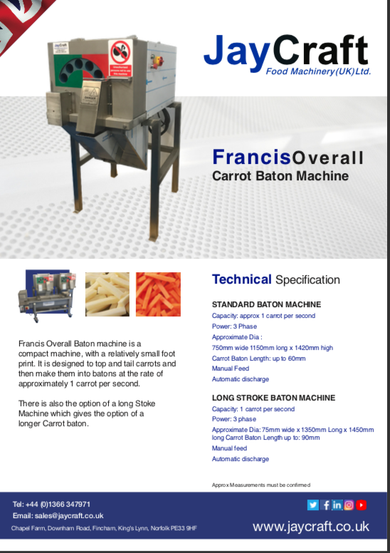 JC Baton Machine