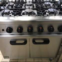 Gas 6 Burner Oven