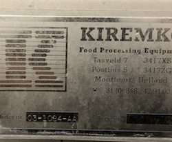 Used Kiremko Peeler