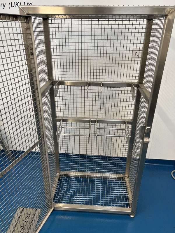 Stainless Steel Storage Cage Open