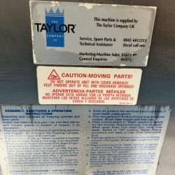 Taylors ice cream machine