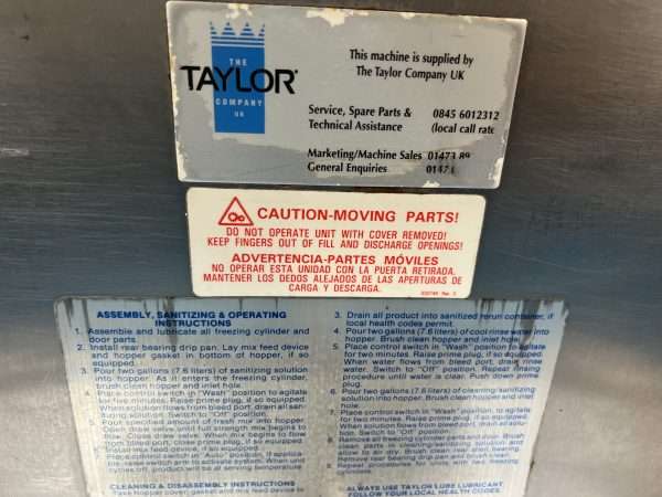 Taylors ice cream machine