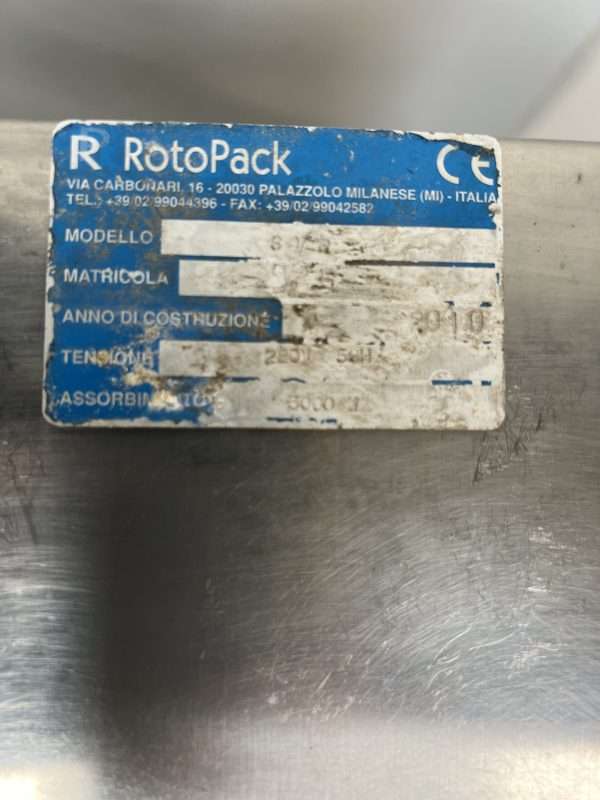 RotoPack Sealer plate