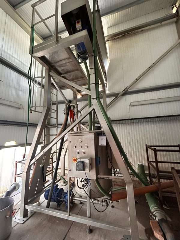 Waste press with starch recover