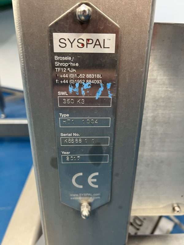 Syspal tote bin tipper