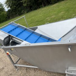 Used stainless-steel surge tank