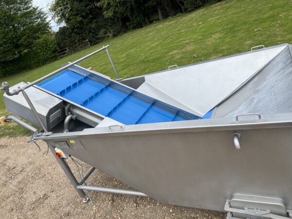 Used stainless-steel surge tank