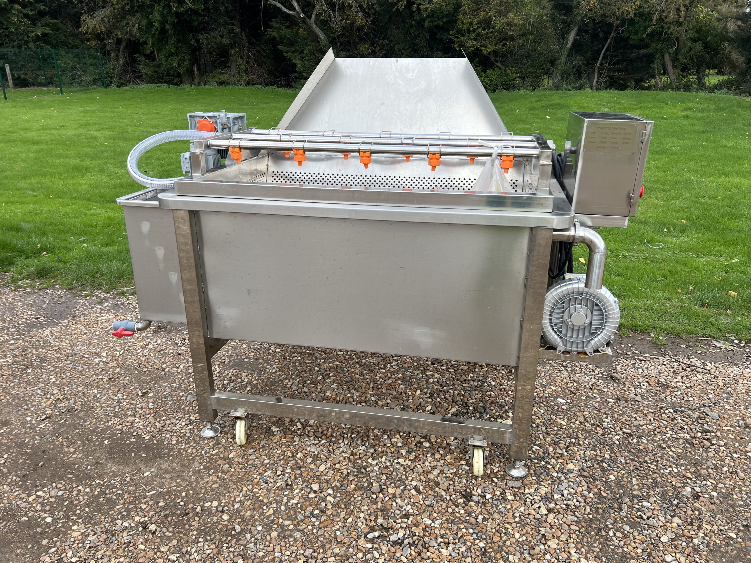 Used tipping salad washer