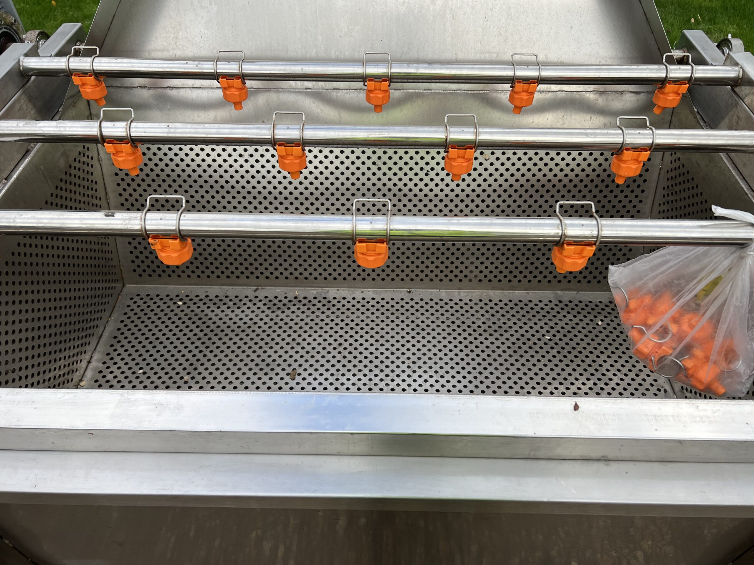 Used tipping salad washer