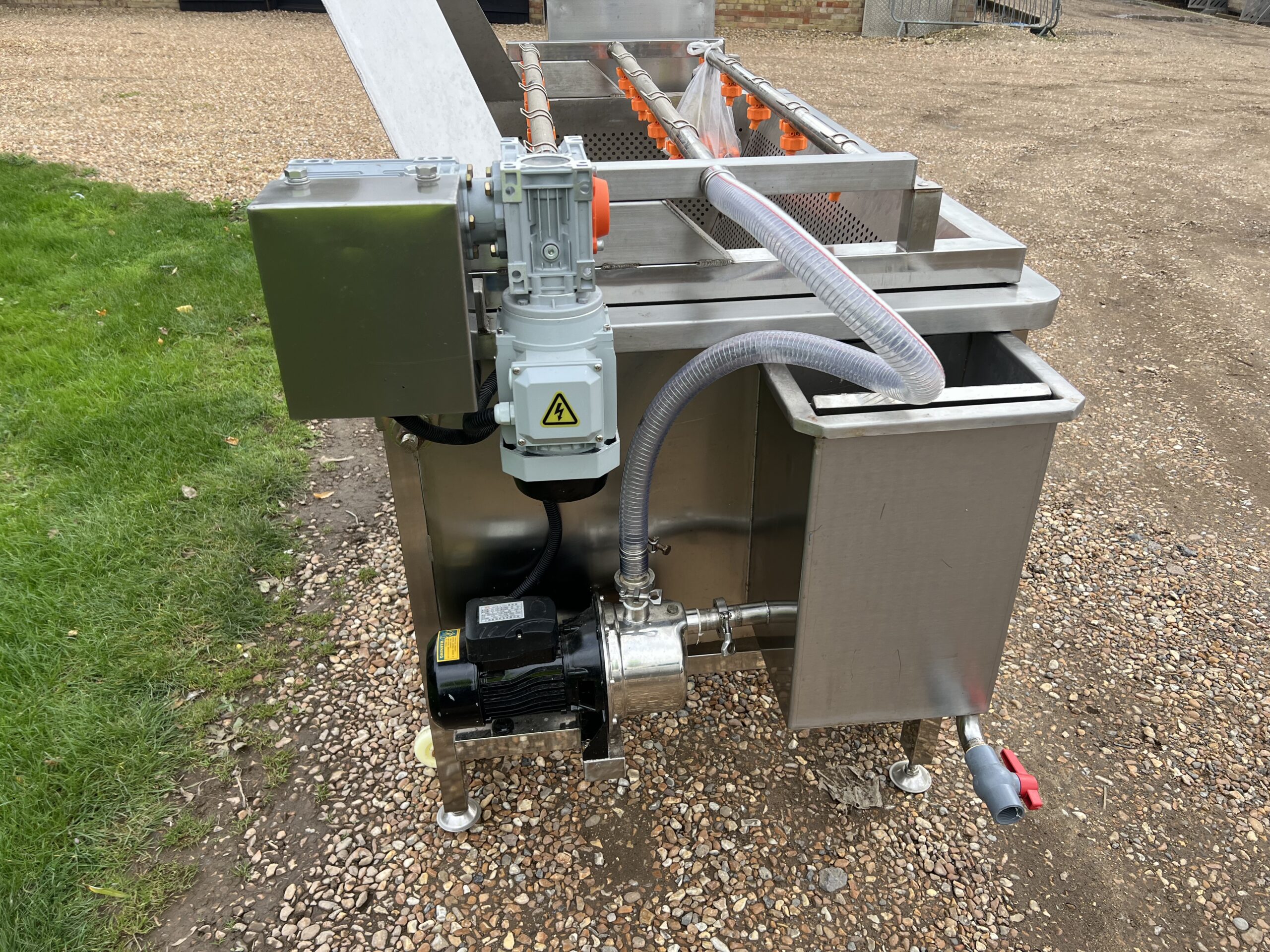 Used tipping salad washer