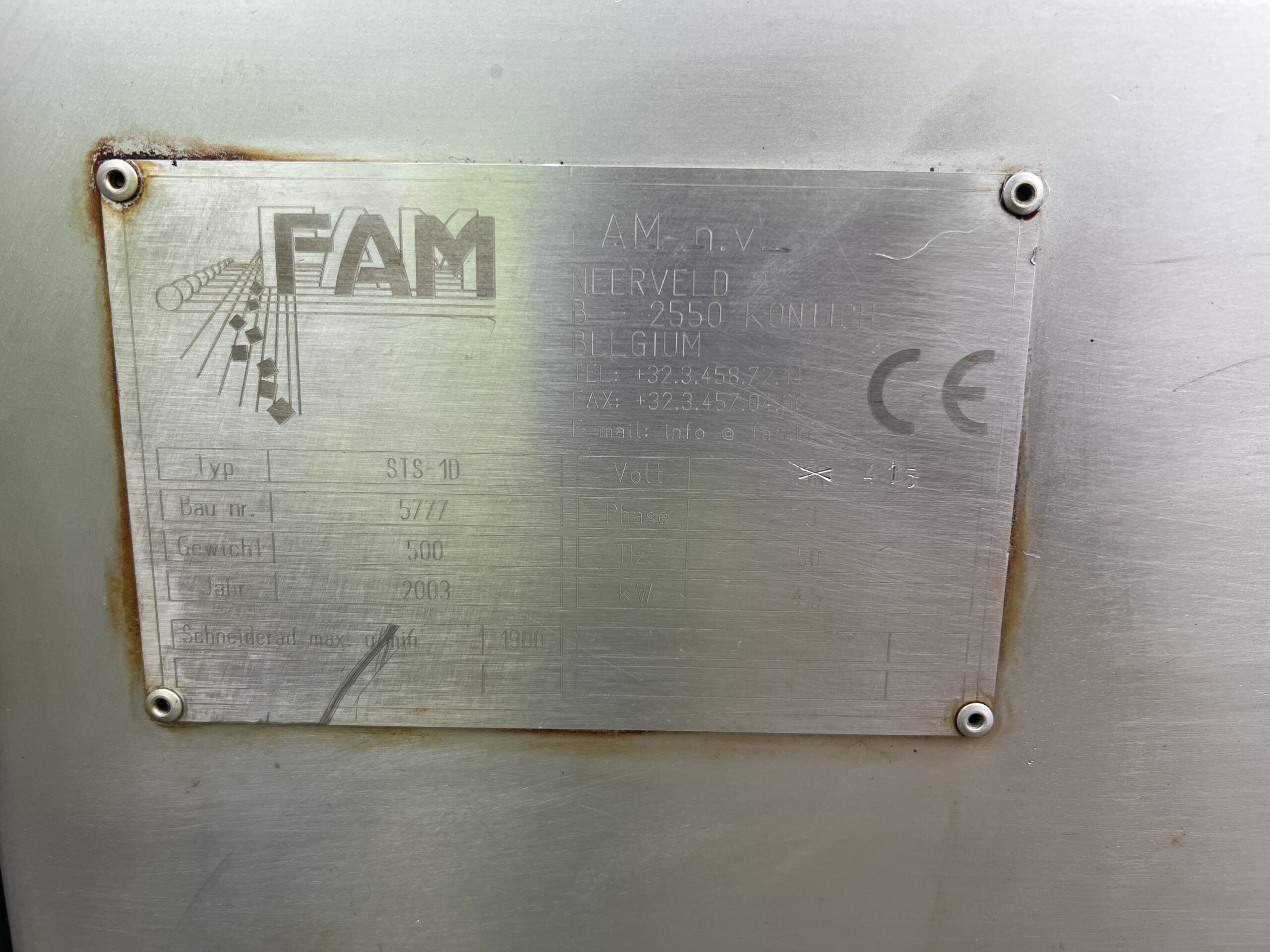Used FAM SDS-1D